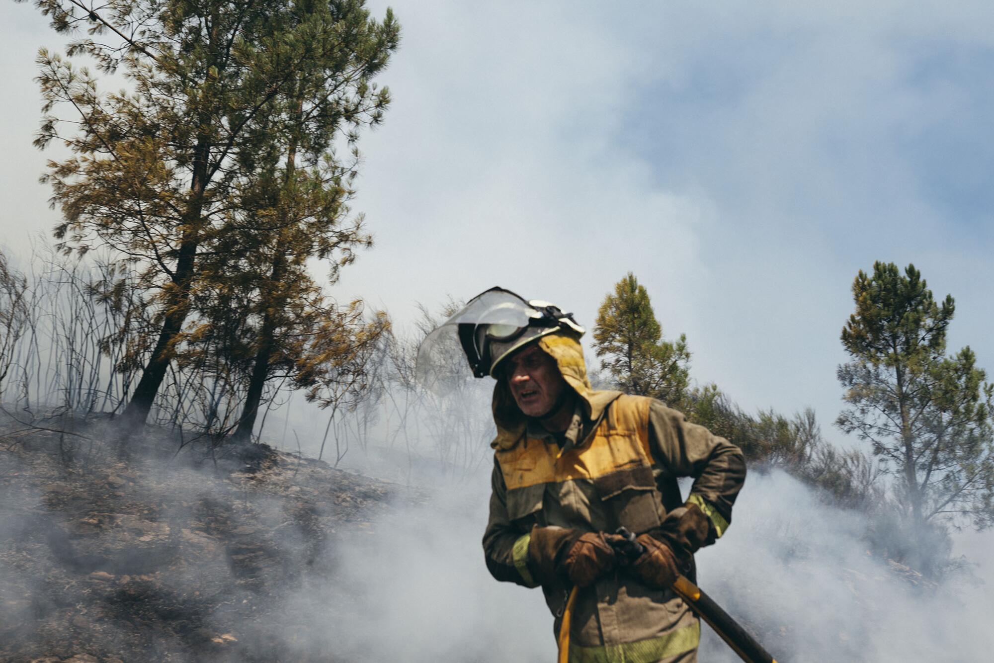 Incendio en Carballeda de Avia Ourense - 1
